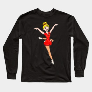 Figure skating ice skating ice skating ice sport Long Sleeve T-Shirt